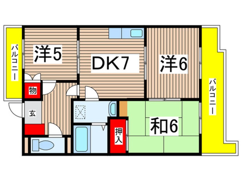 間取図 八事第一ビル