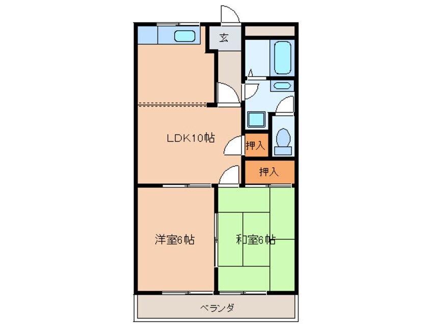 間取図 サンハイツ