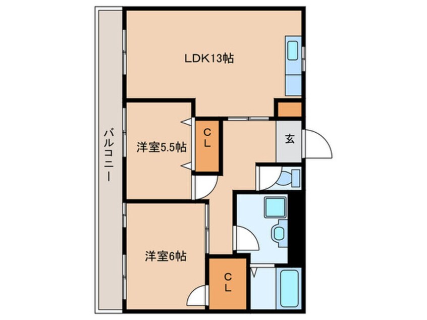 間取図 イ－ストパ－ク