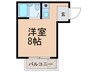 ソレイユカトウ 1Rの間取り