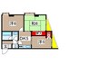 川原ロイヤルハイツ 3DKの間取り