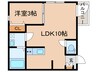 仮)HARE 1LDKの間取り