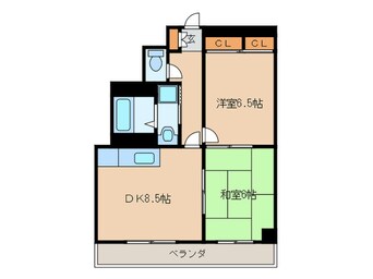 間取図 なかしまデェアコート