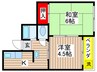 大久手マンション 2Kの間取り