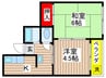 大久手マンション 2Kの間取り