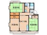 ローザ　ヒルズ 3DKの間取り