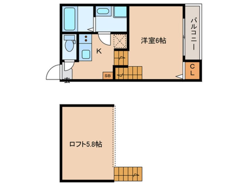 間取図 ハーモニーテラス平安