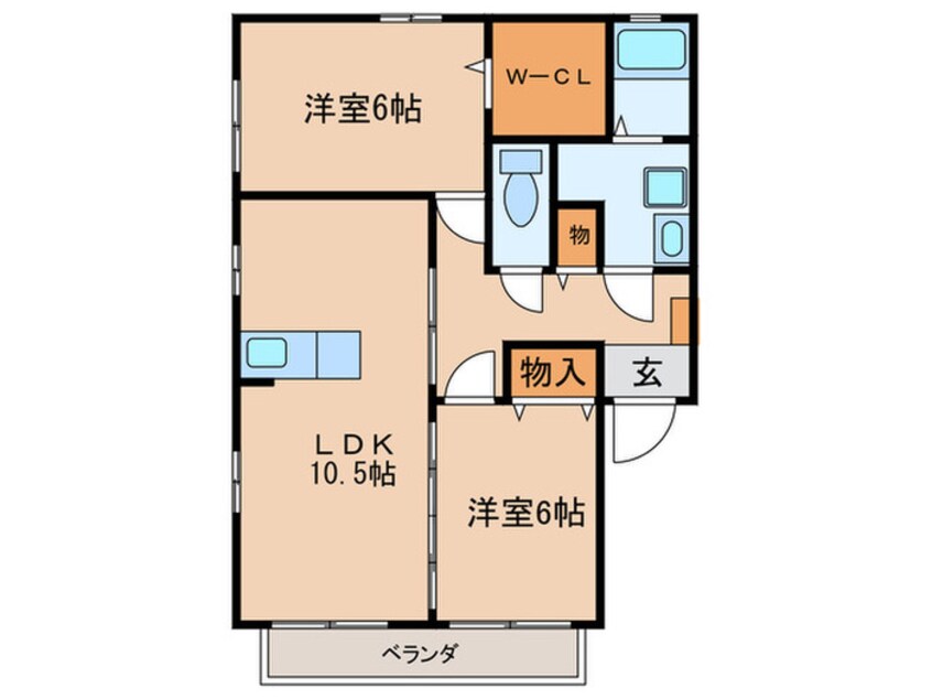 間取図 グラン　ブランシェ