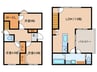中川区塔堂屋敷　戸建 3LDKの間取り