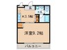 アネックス原 1Rの間取り