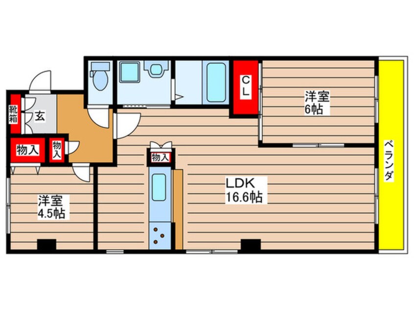 間取図 レインボー池場