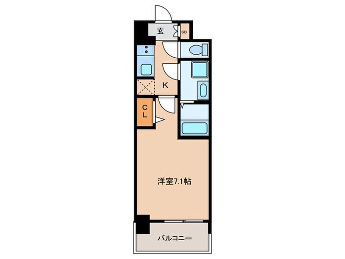 間取り図 S-RESIDENCE一宮駅前