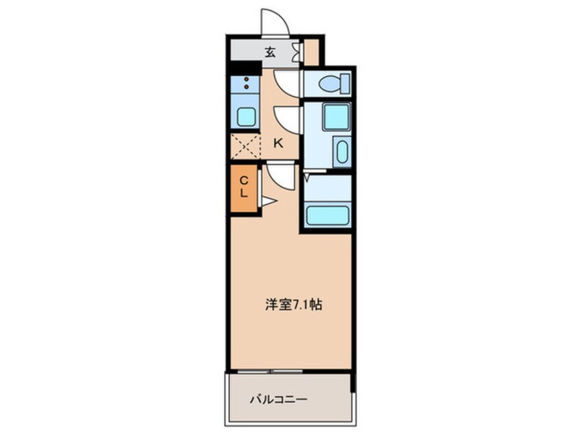 間取図 S-RESIDENCE一宮駅前