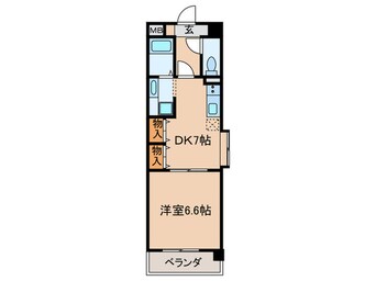 間取図 メゾン砂田橋