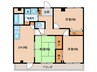 ＡvenueⅡ 3DKの間取り