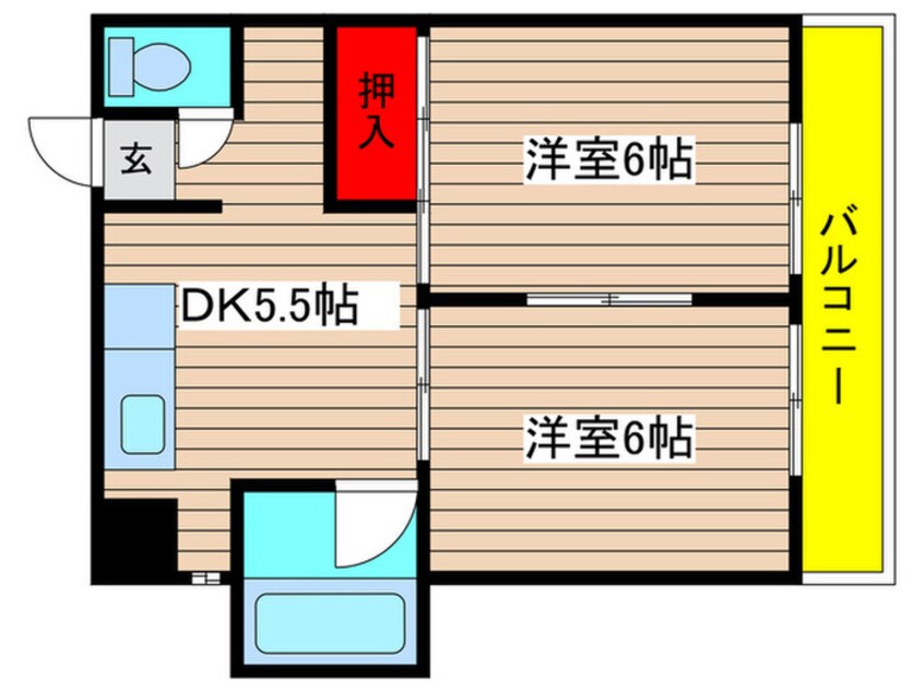 間取図 蜂須賀ビル