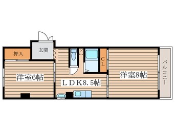 間取図 メゾン福谷Ⅰ