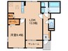 ステラⅡ 1LDKの間取り