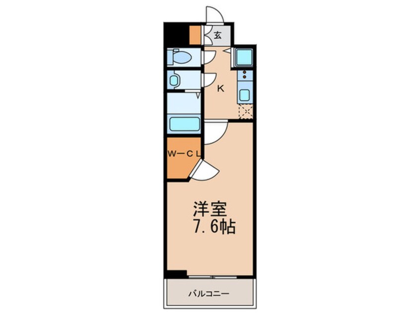 間取図 ﾌﾟﾚｻﾝｽ栄ﾗｲｽﾞ(1207)