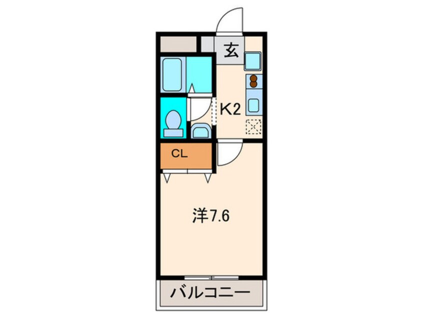 間取図 フレンドリ－ハイツ