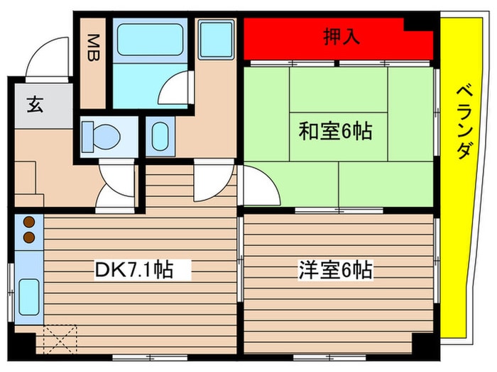 間取り図 ルミナス白壁