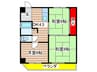 天池ビル 3DKの間取り