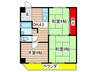天池ビル 3DKの間取り