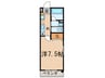 ア－ルズコ－ト本郷 1Kの間取り