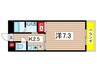 マルキ－ス川名 1Kの間取り