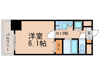 間取図 ﾌﾟﾚｻﾝｽ泉ｾﾚｸﾞﾚｰﾄﾞ(905)