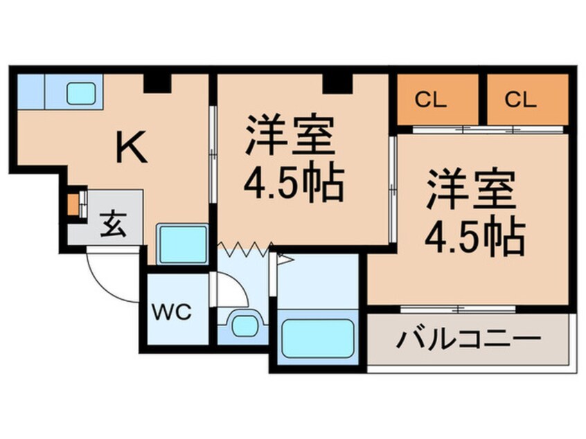 間取図 シロヤビル(4F)