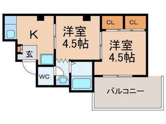 間取図 シロヤビル(4F)