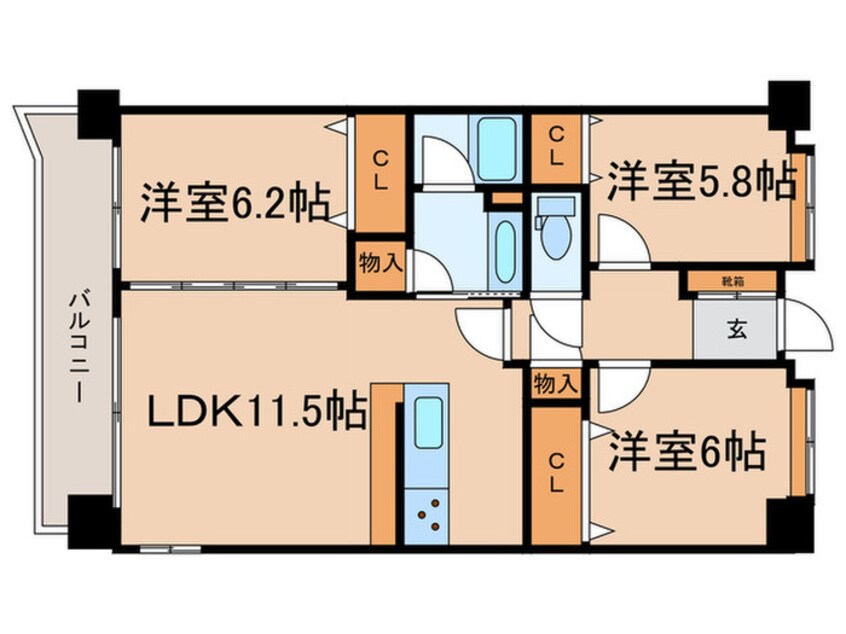 間取図 ISM東別院