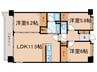 ISM東別院 3LDKの間取り