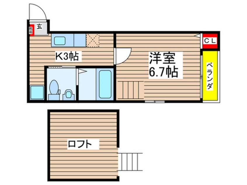 間取図 ペルカルロ白龍町