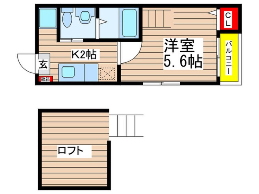 間取図 ペルカルロ白龍町