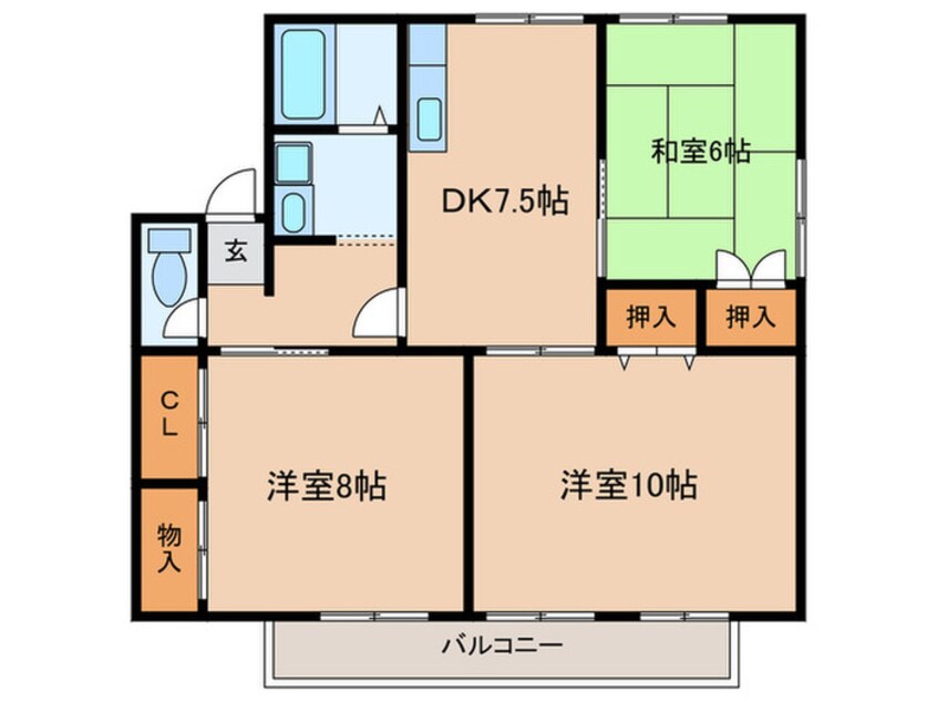 間取図 サンリッチ