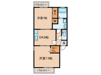 間取図 ヴィルヌ－プ