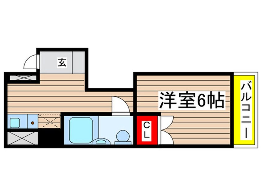 間取図 トーカンマンション金山（201）