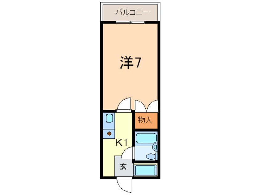 間取図 キャピタル上前津