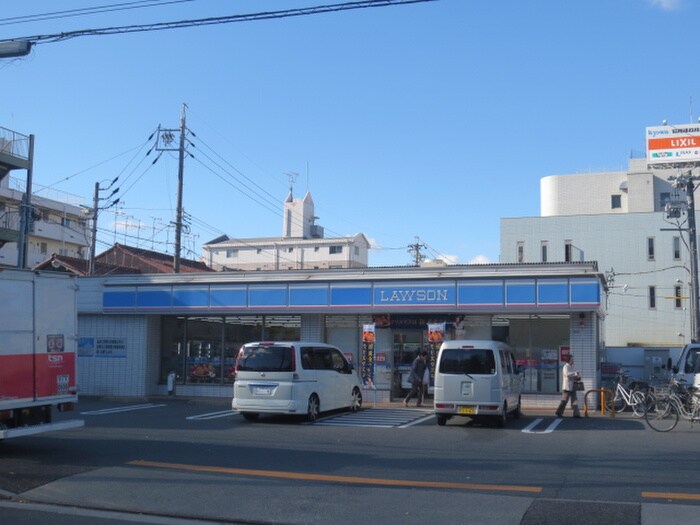 ローソン本陣駅(コンビニ)まで718m ルミナス