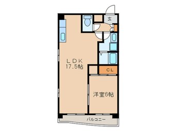 間取図 ル・ヴァン橘