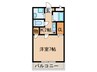 MA・MAISON友 1Kの間取り