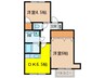 エリ－トメゾン１ 2DKの間取り