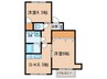 エリ－トメゾン１ 2DKの間取り