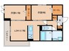 セレスティア森末町 2LDKの間取り