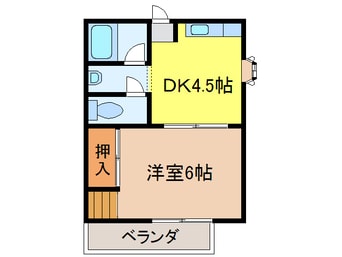 間取図 コーポラス新出