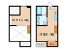 ホワイトアゲート 1Rの間取り