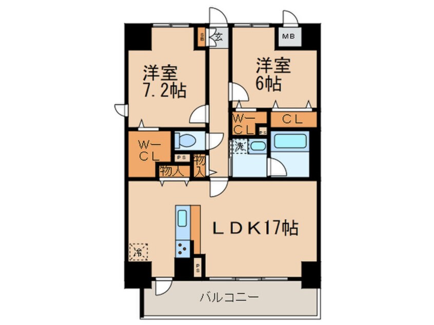 間取図 スタシオン川名公園