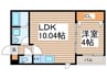 Taste堀田 1LDKの間取り